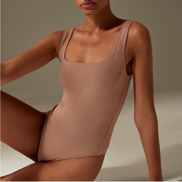 Aritzia Tops - Babaton contour tank bodysuit Deep Taupe? 1x